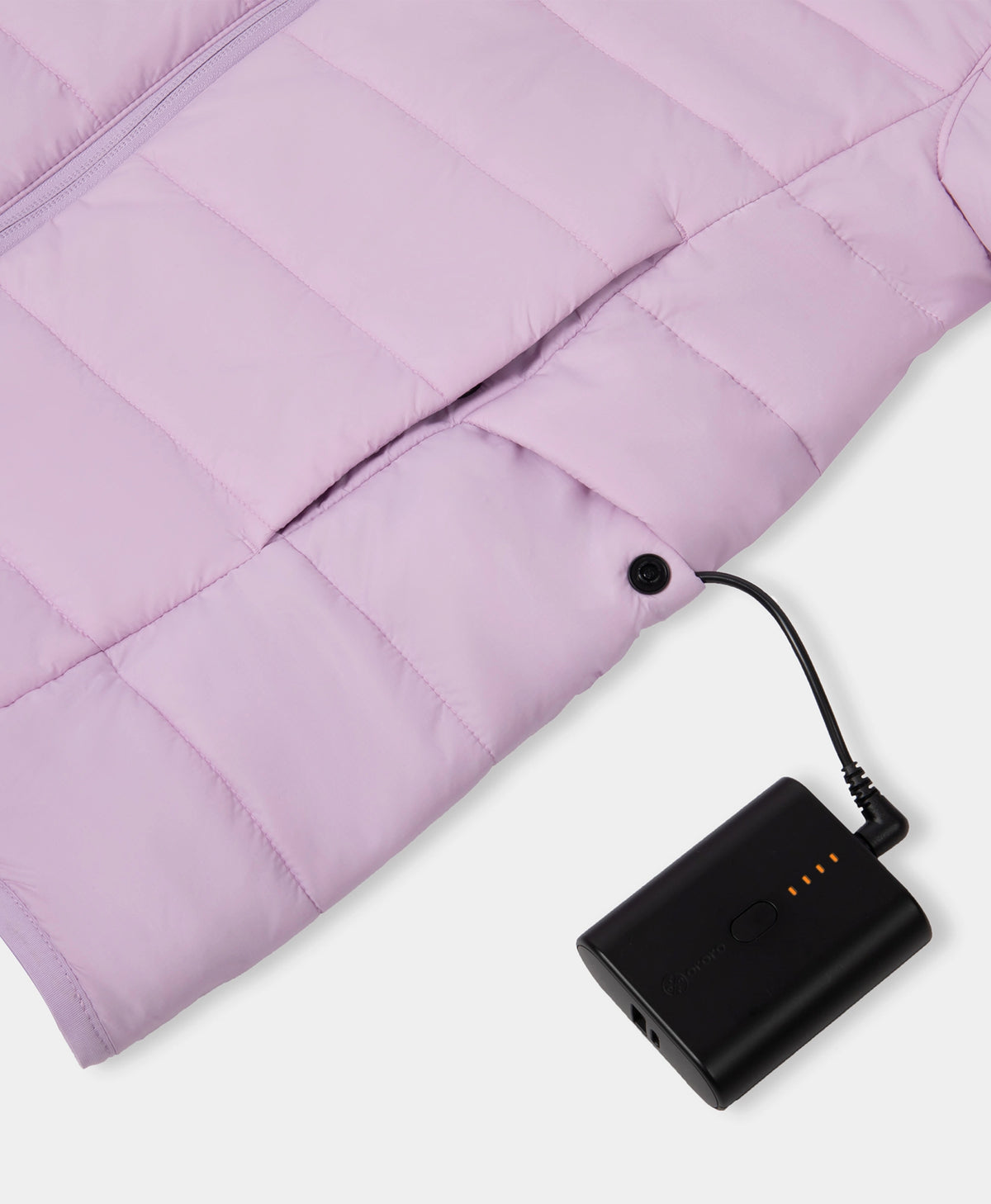 Snap Closure External Battery Pocket