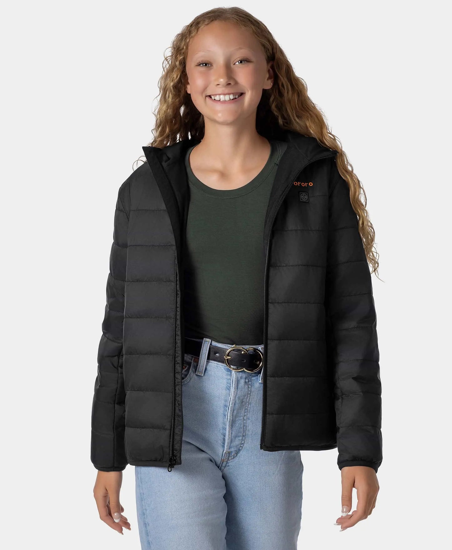 Kids' 4-Zone Heated Lightweight Puffer Jacket