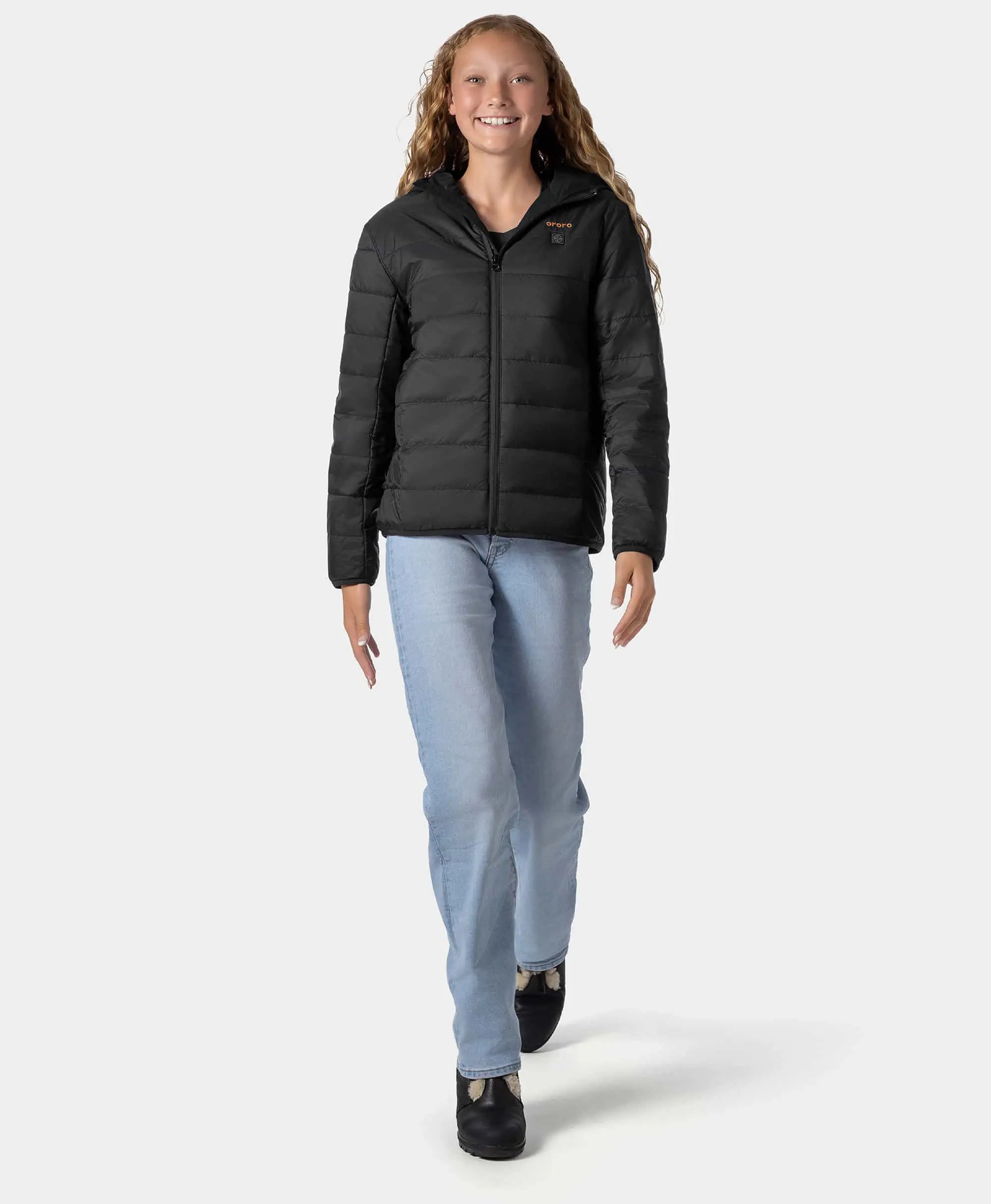 Kids' 4-Zone Heated Lightweight Puffer Jacket