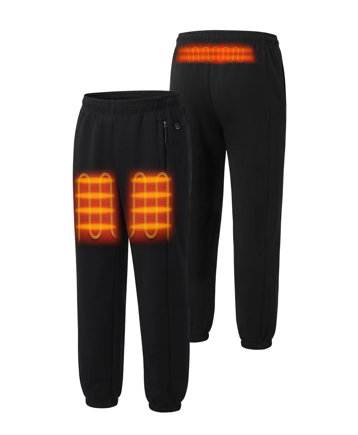3 heating zones at the waist and left and right thighs