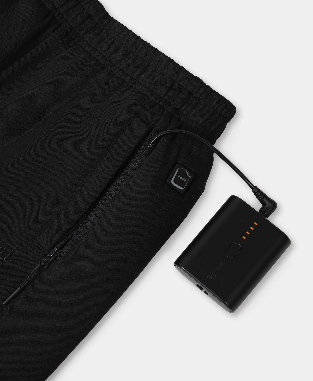 Zippered Battery Pocket