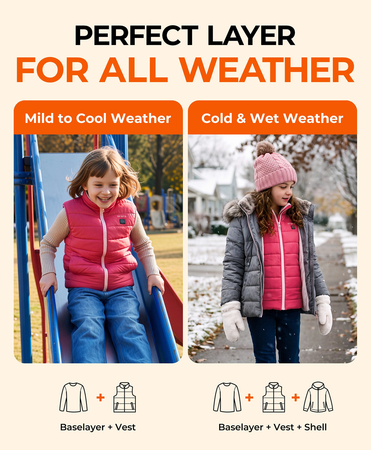 Kids' 4-Zone Classic Heated Vest is Perfect Layer for All Weather