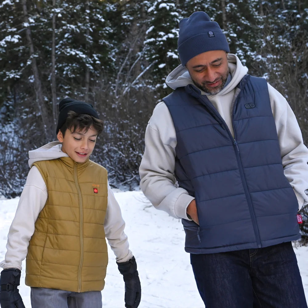 Kids' 4-Zone Heated Down Vest