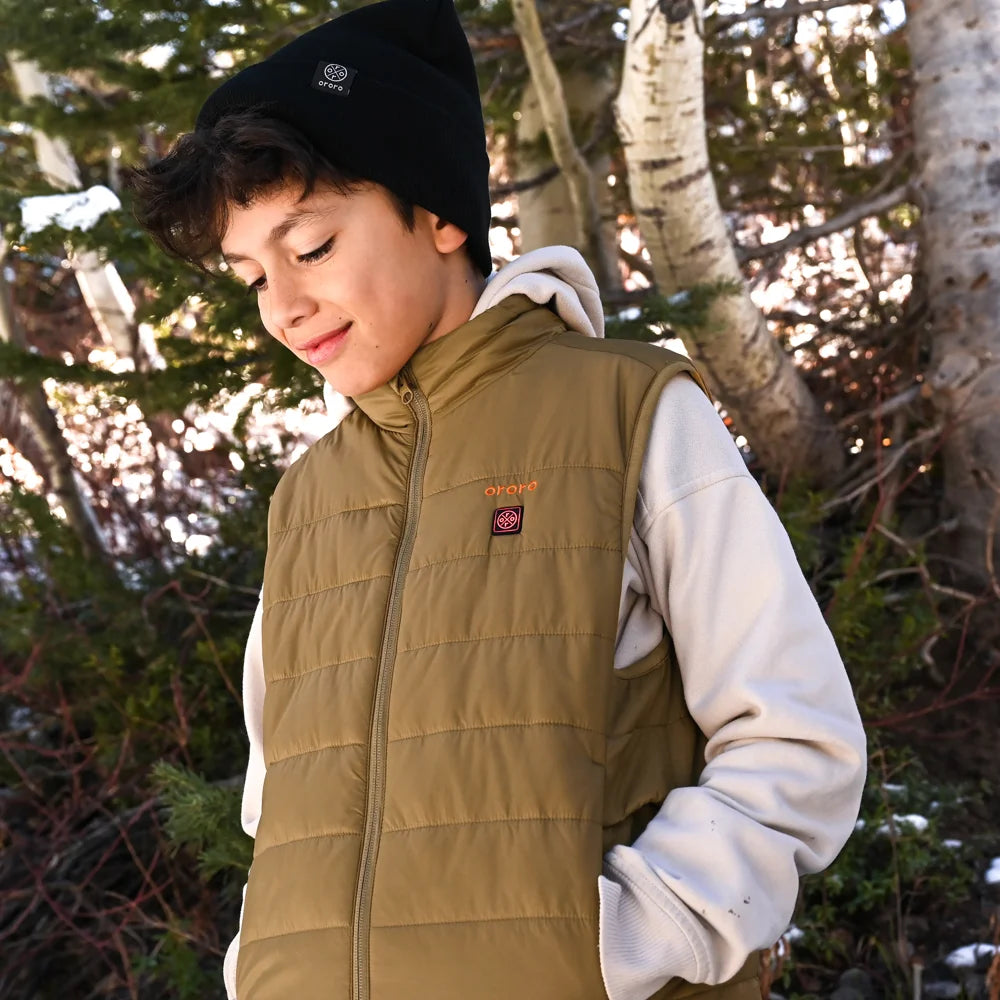 Kids' 4-Zone Heated Down Vest