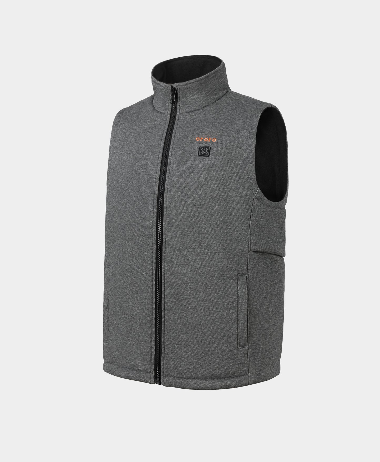 Kids' 4-Zone Heated Fleece Vest - Flecking Gray
