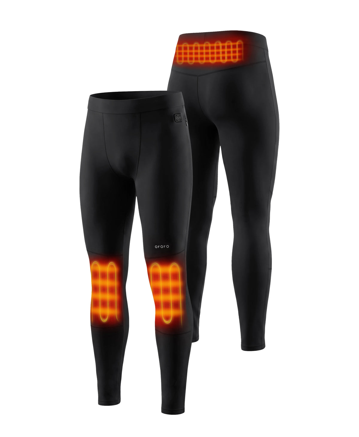 3 Heating Zones ( Left & Right Knees, Lower Back)