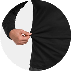 Bulk-Free Stretch Fabric