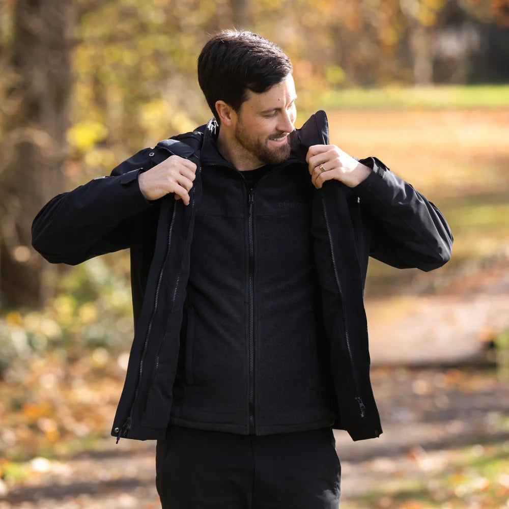 River Ridge Men’s 3-in-1 Heated Jacket with Fleece Liner