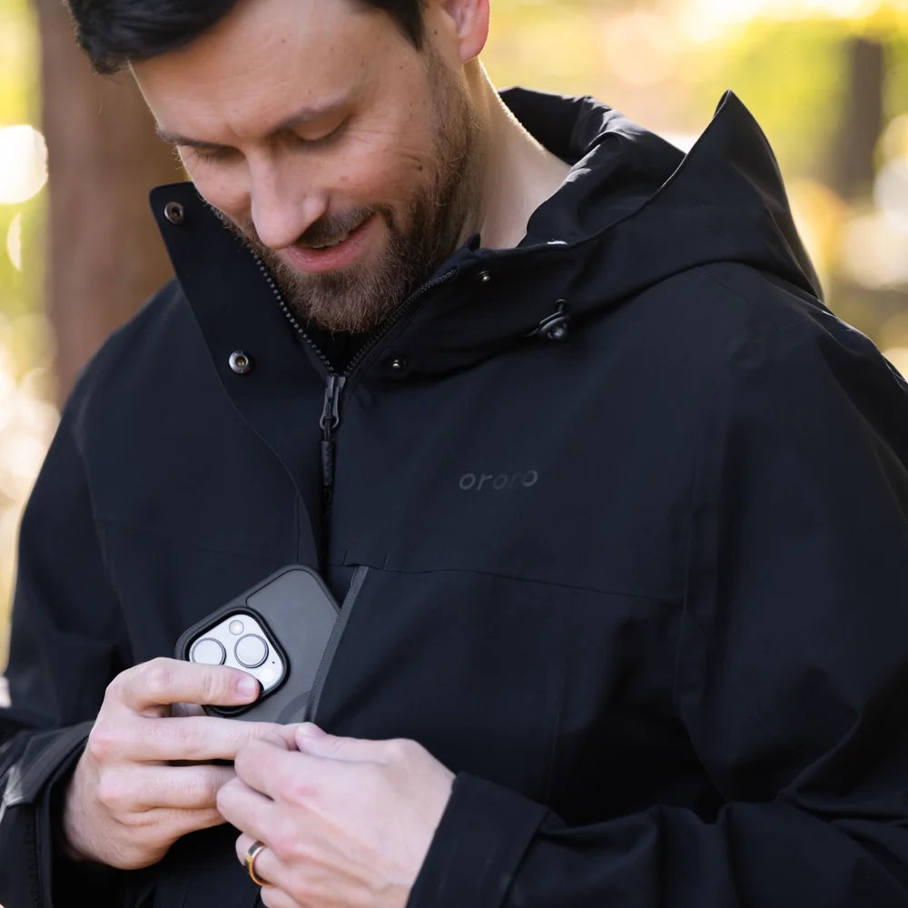 River Ridge Men’s 3-in-1 Heated Jacket with Fleece Liner