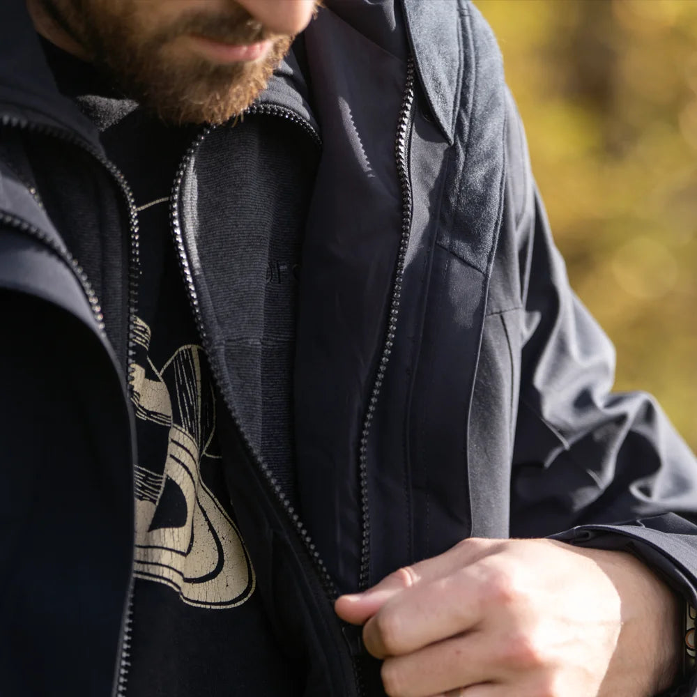 River Ridge Men’s 3-in-1 Heated Jacket with Fleece Liner