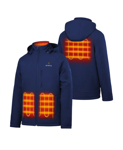 4 Heating zones: left & right pockets, collar, mid-back ,view 2