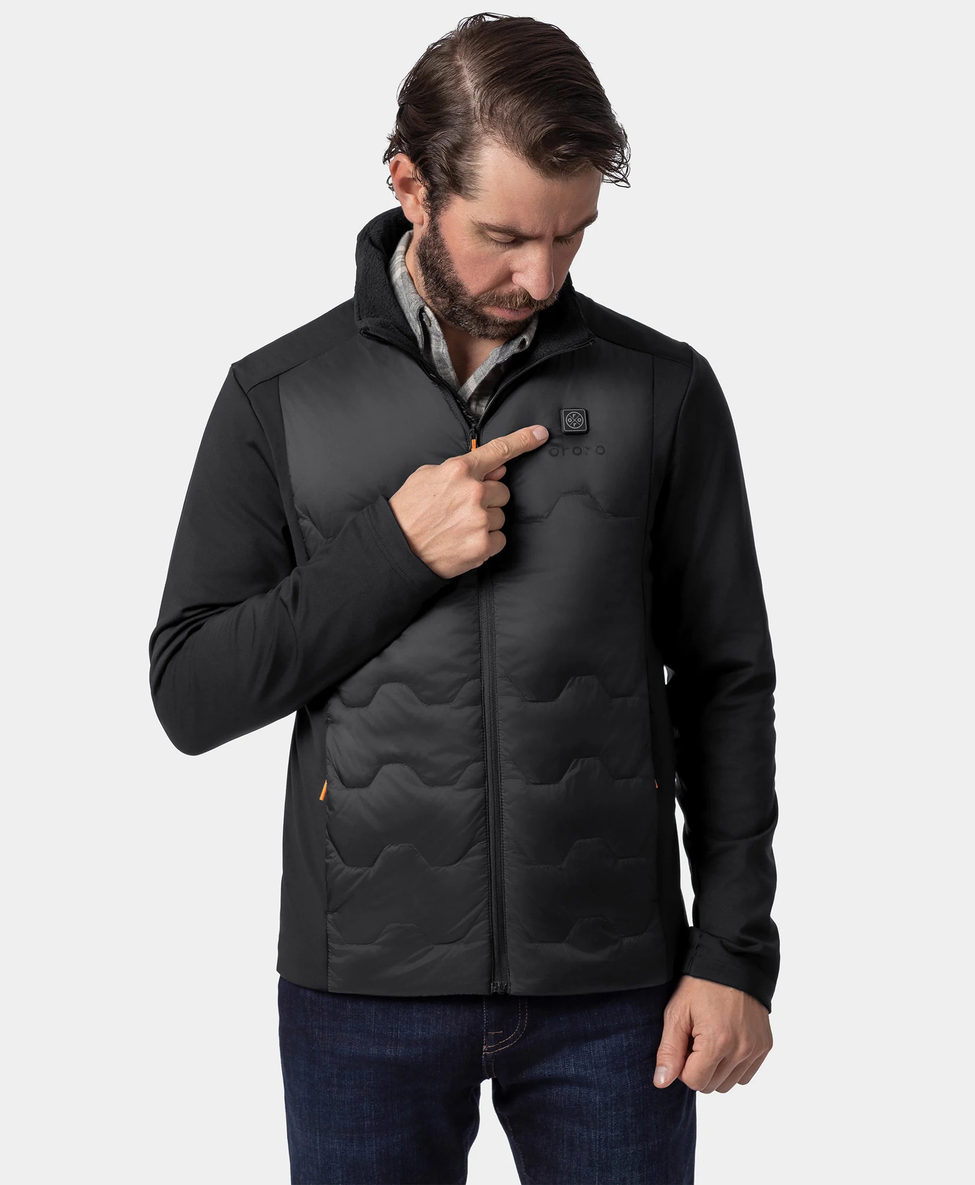 Verbier Men's 4-Zone Heated Down Jacket