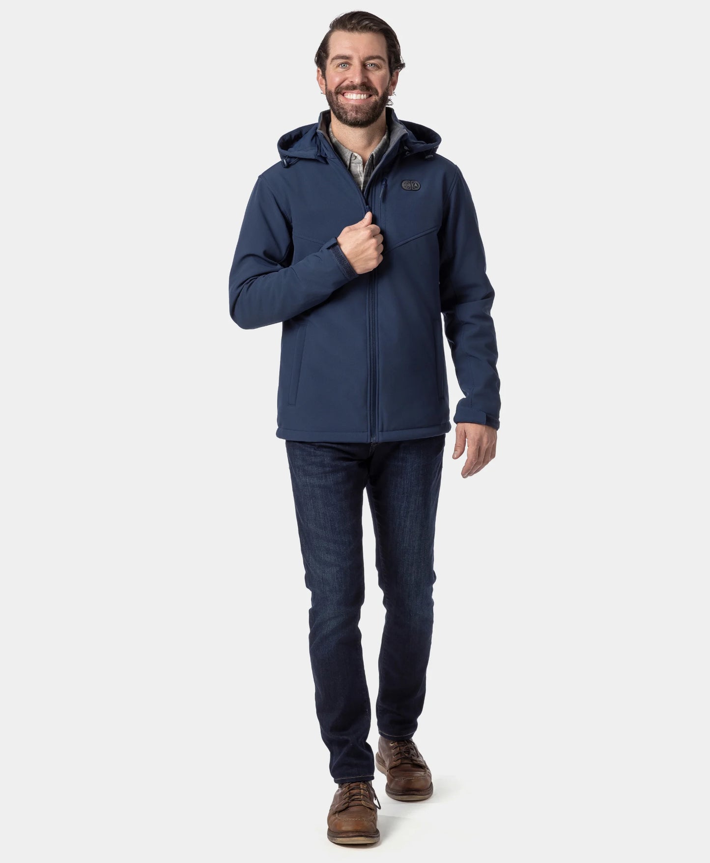 Men's Heated Dual Control Jacket with 5 Heating Zones (Pocket Heating)