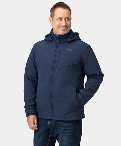 Men's Heated Dual Control Jacket with 5 Heating Zones (Pocket Heating)