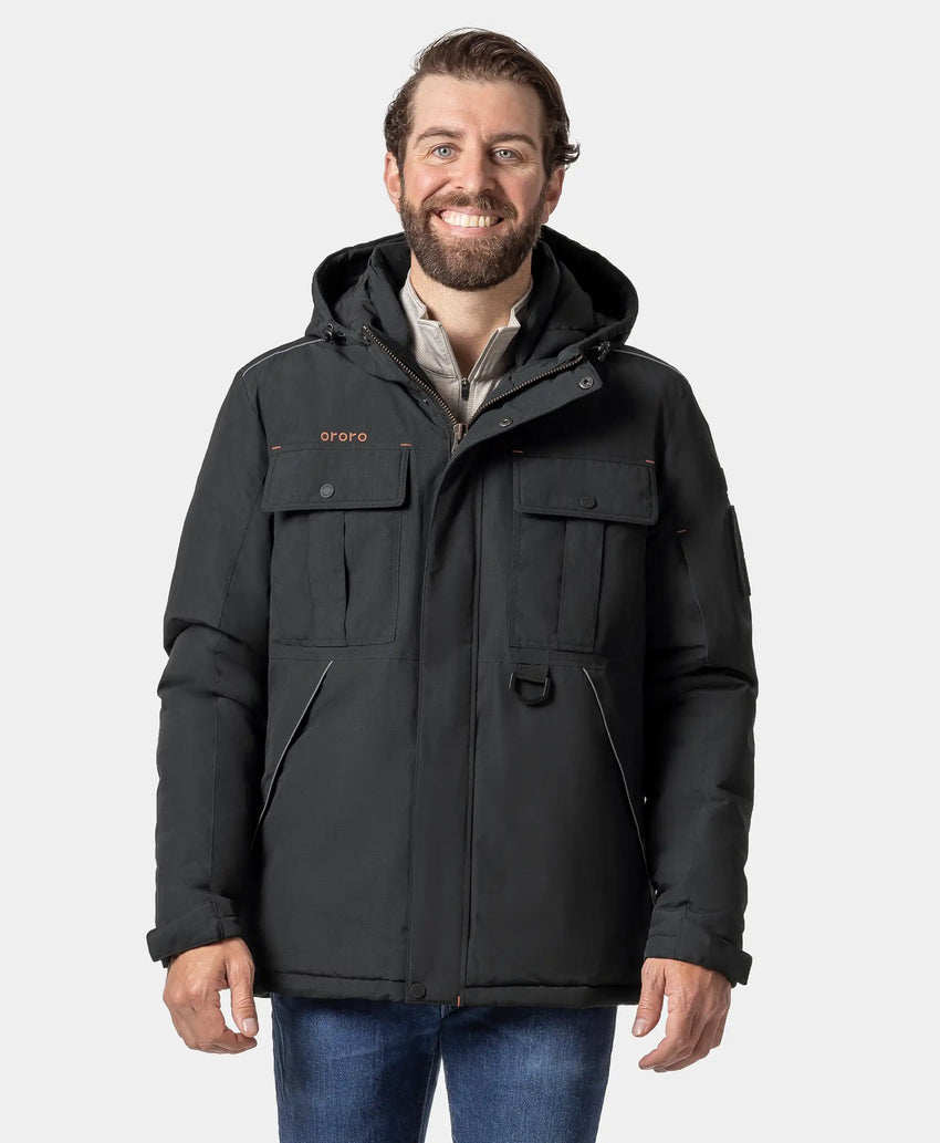 SureWarm® 6-Zone Dual-Control Dual-Source Heated Jacket | ororo® SureWarm® 6-Zone Dual-Control Dual-Source Heated Jacket | ororo®