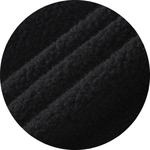Close-up detail of dark gray fleece texture