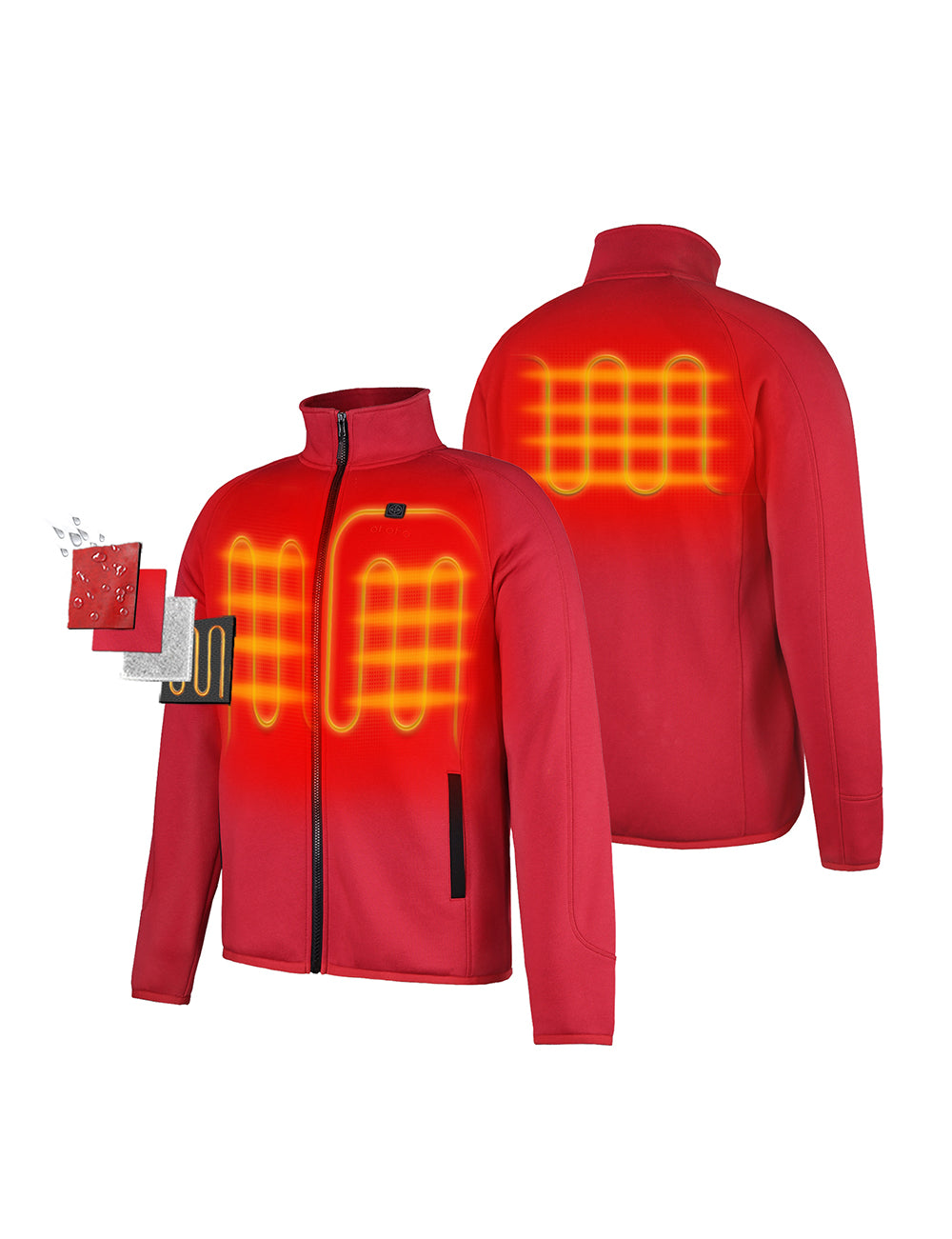 (Open-box) Men's Heated Fleece Jacket (Battery Set Not Included), Thumbnail 24