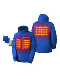 (Open-box) Men's Heated Hooded Jacket (Battery Set Not Included)