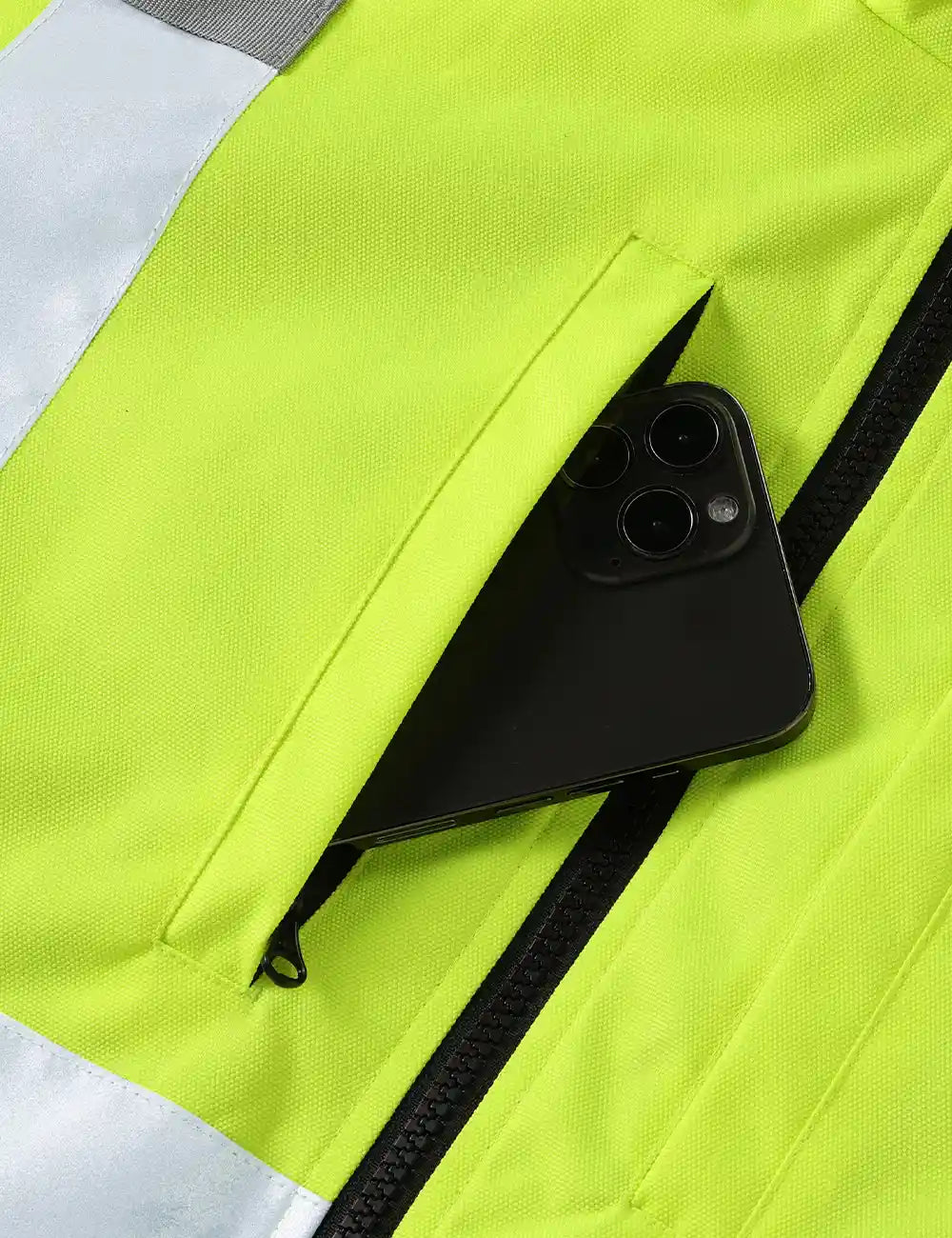 Men's Heated High-Visibility Work Jacket
