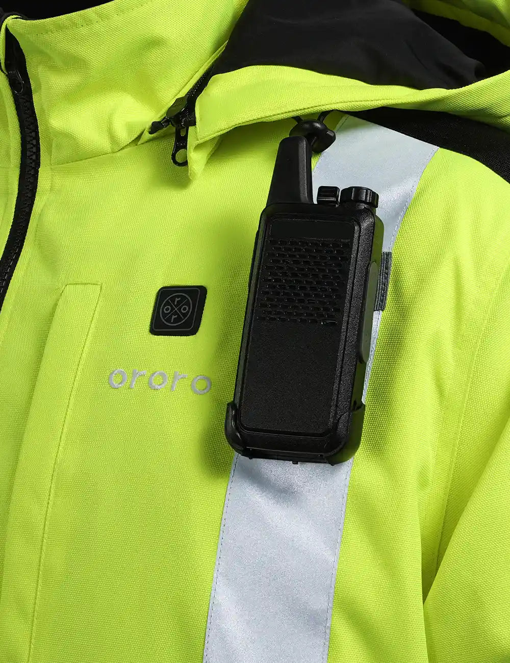 Men's Heated High-Visibility Work Jacket