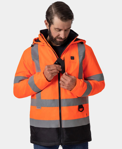 Flagstaff Men's Heated High-Visibility Jacket