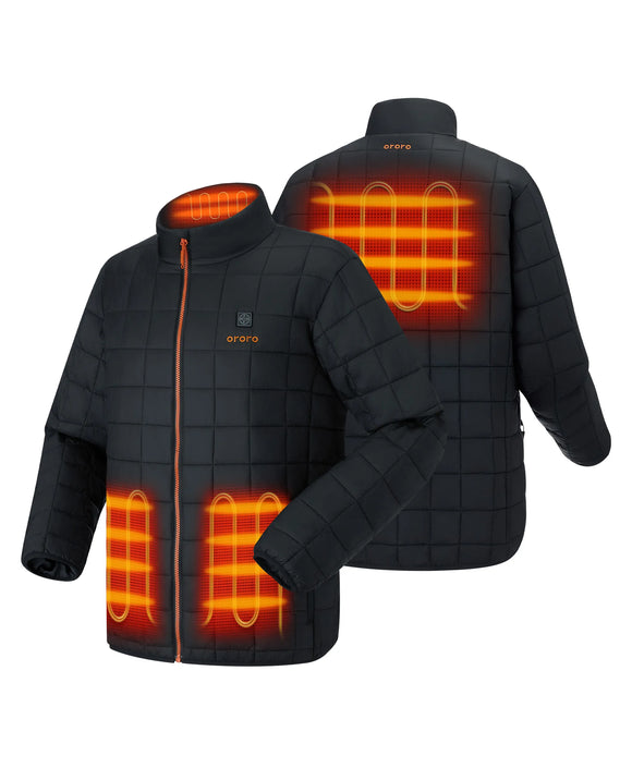 Prism Men's 4-Zone Heated Quilted Jacket