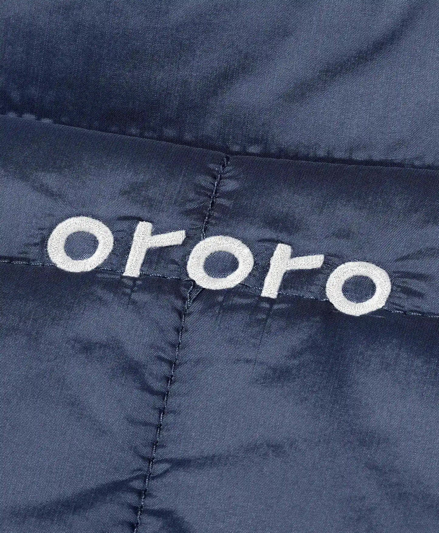 embroidered ororo logo