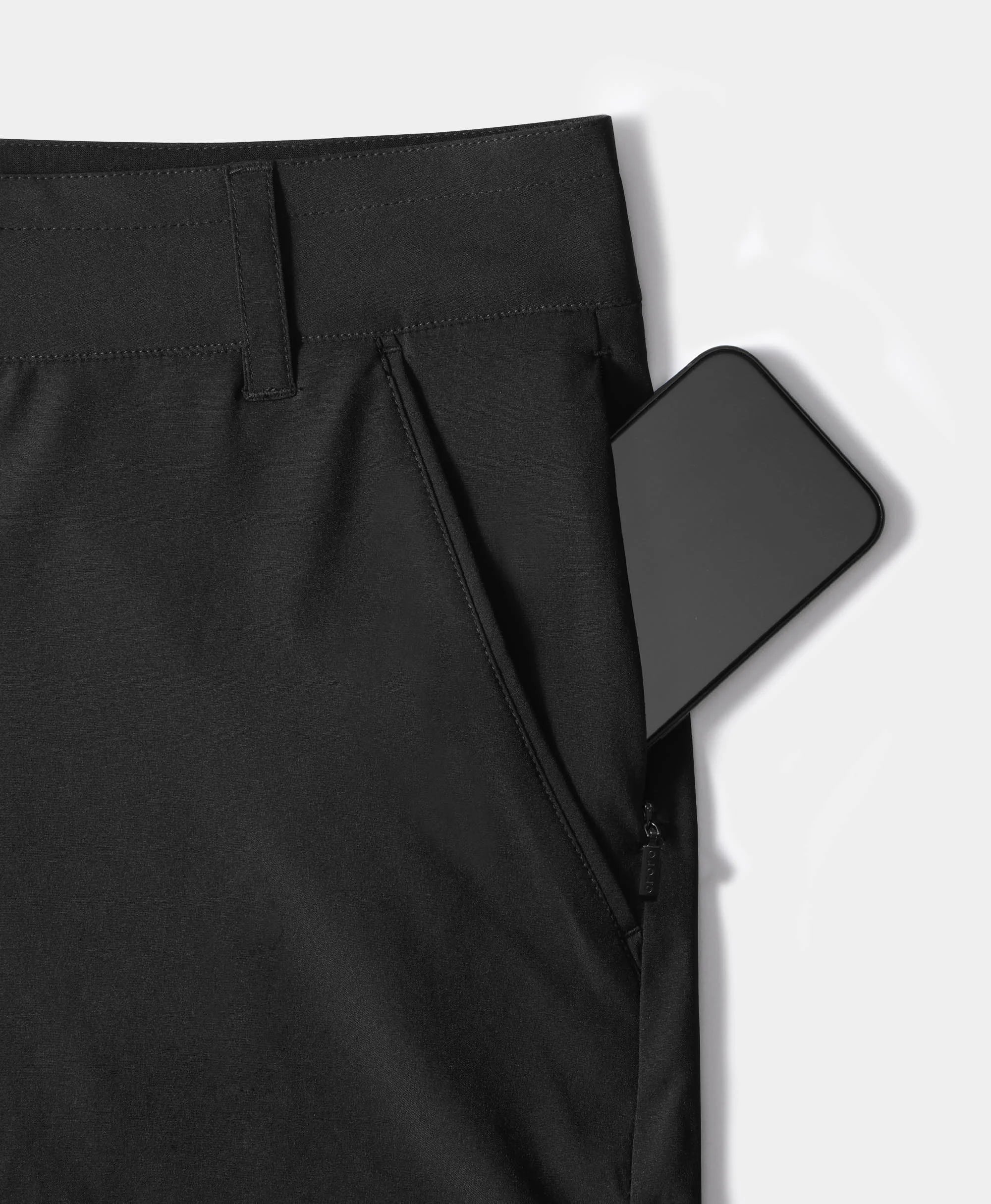 Hidden Zipper Pocket at Side Seam