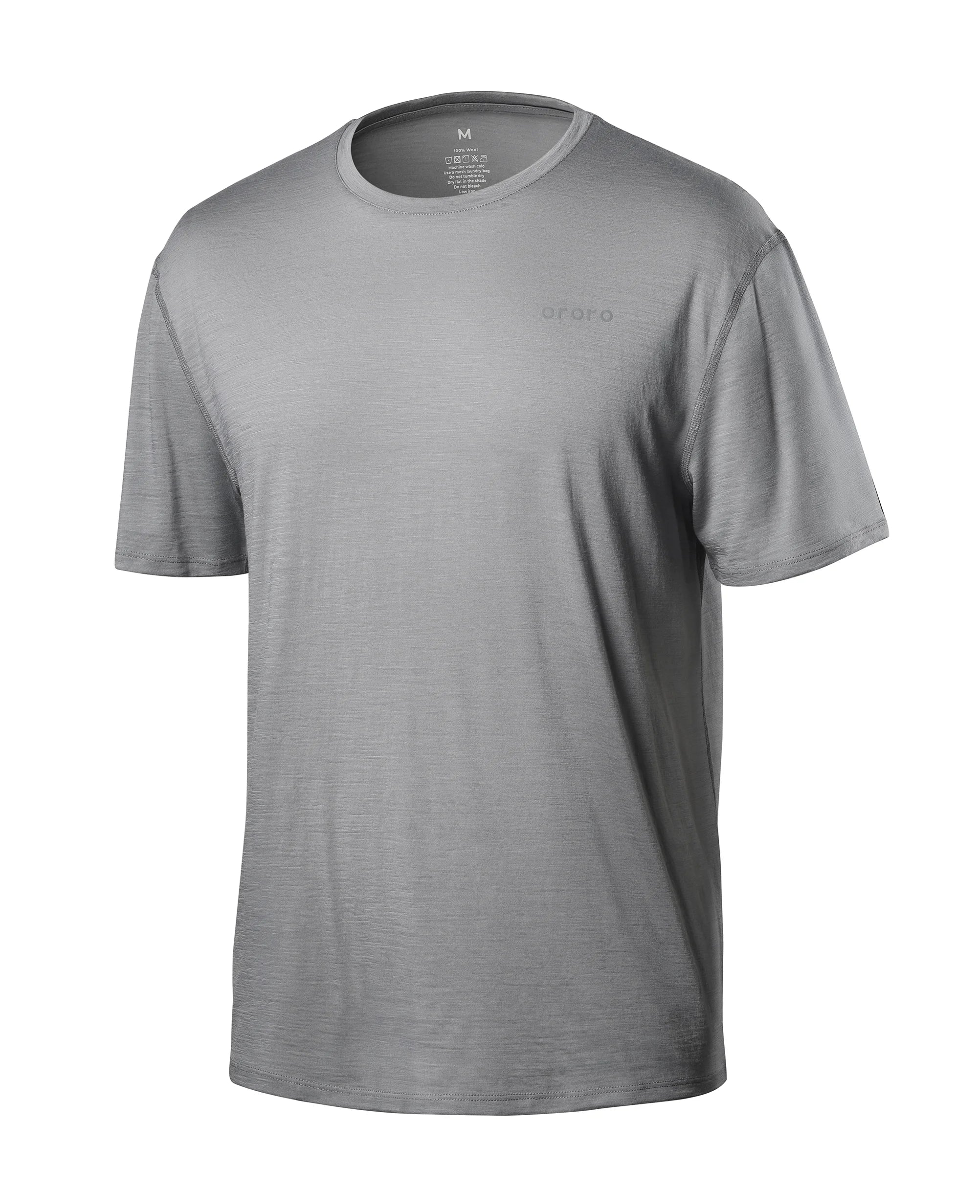 Men’s Short Sleeve 100% Wool T-Shirt