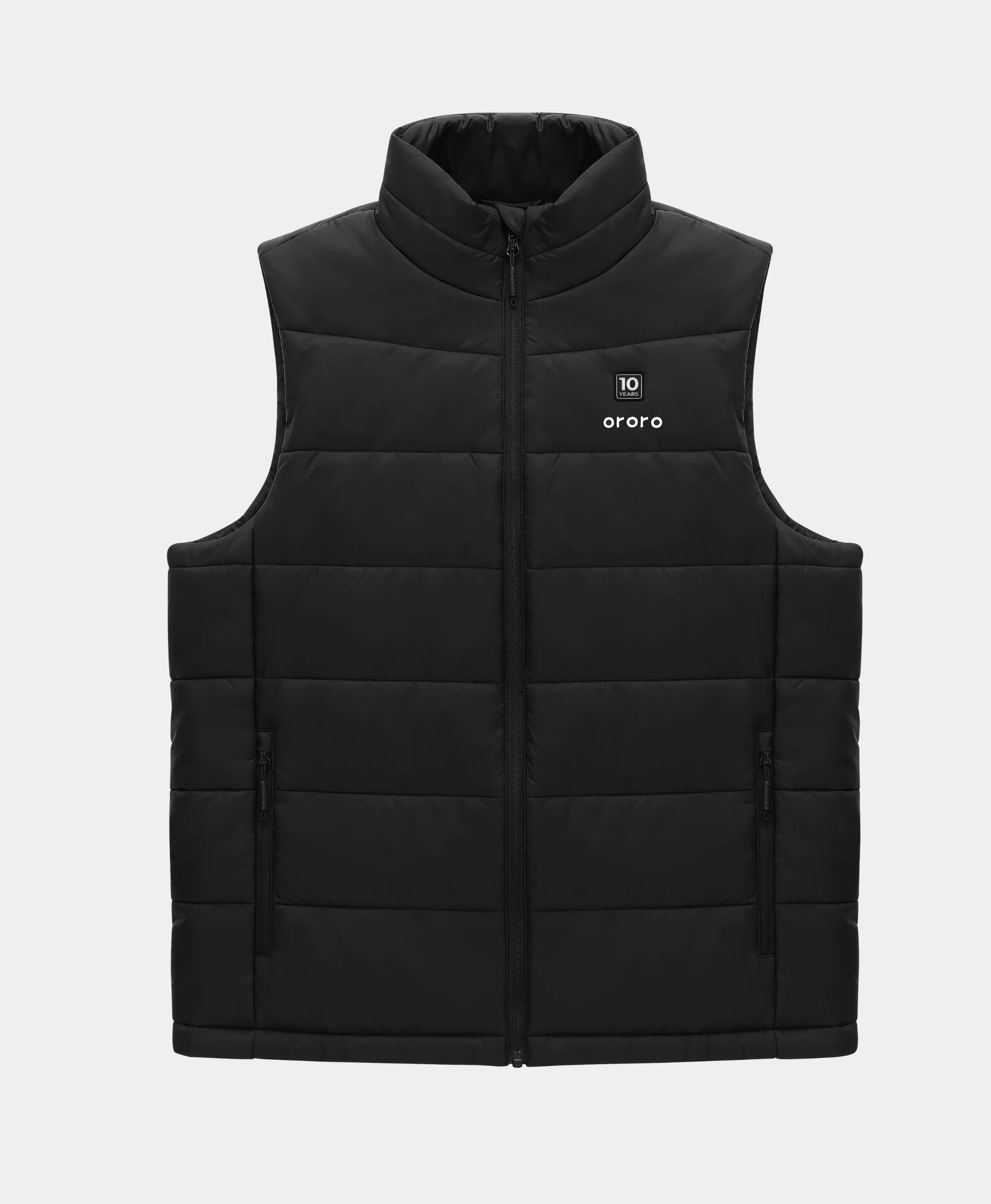 Front view of ororo Men's 4-Zone Classic Heated Vest