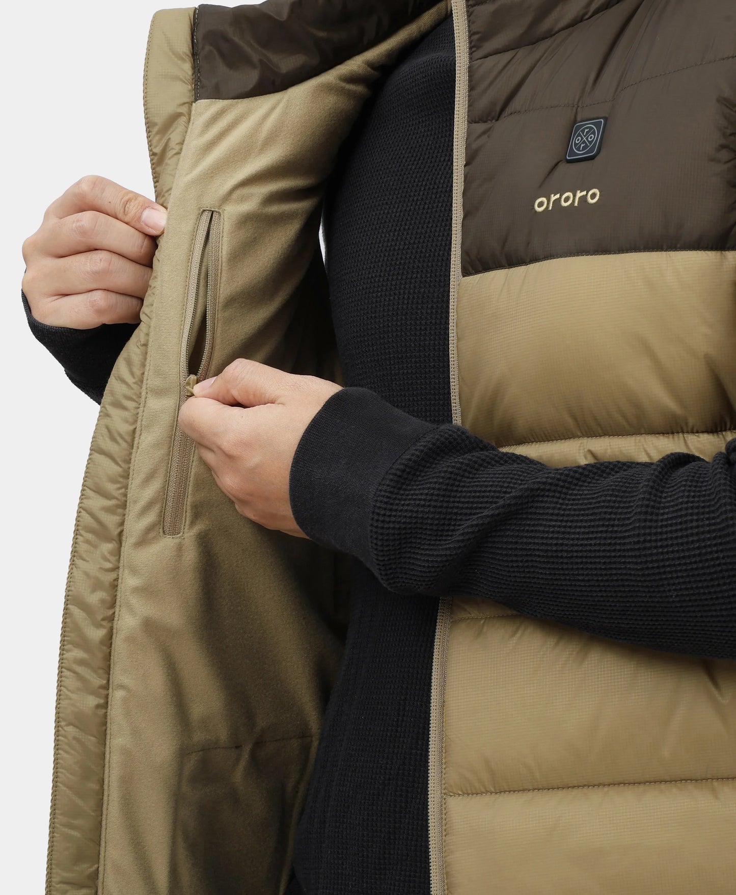 Hidden Inner Zipper Pocket 