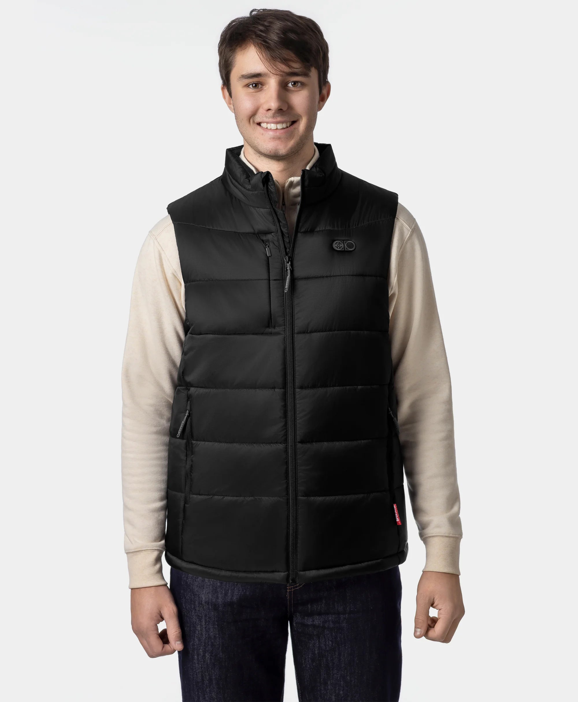 (Open-box) SureWarm® Men's 6-Zone Dual-Control Classic Pro Heated Vest (Battery Set Not Included), Thumbnail 2