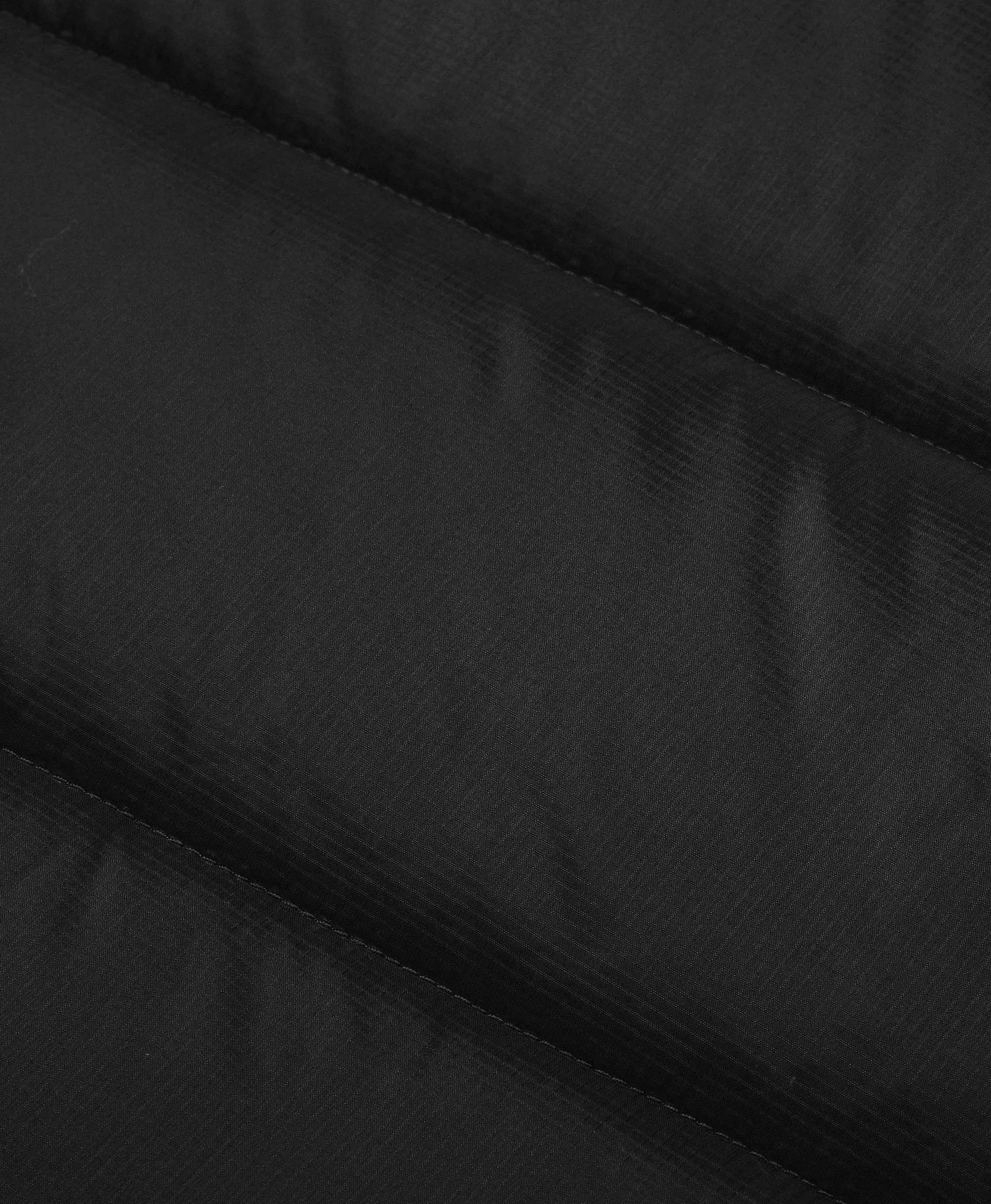 Horizontal quilted stitching design