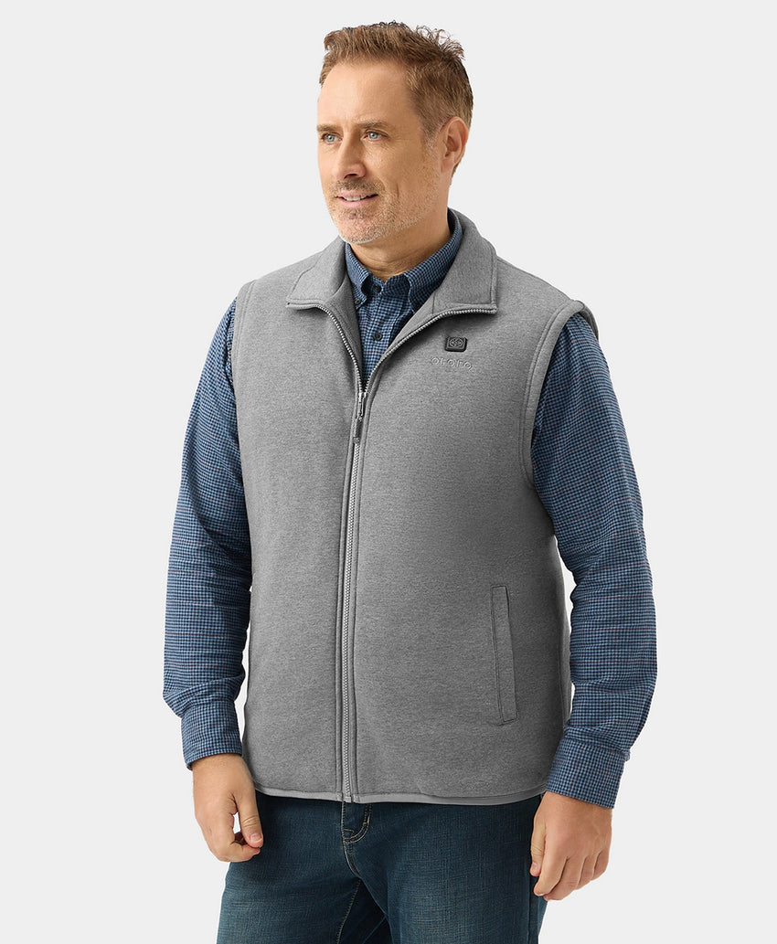 Men Heated Fleece Vest | Battery-Electric Heating | ororo®