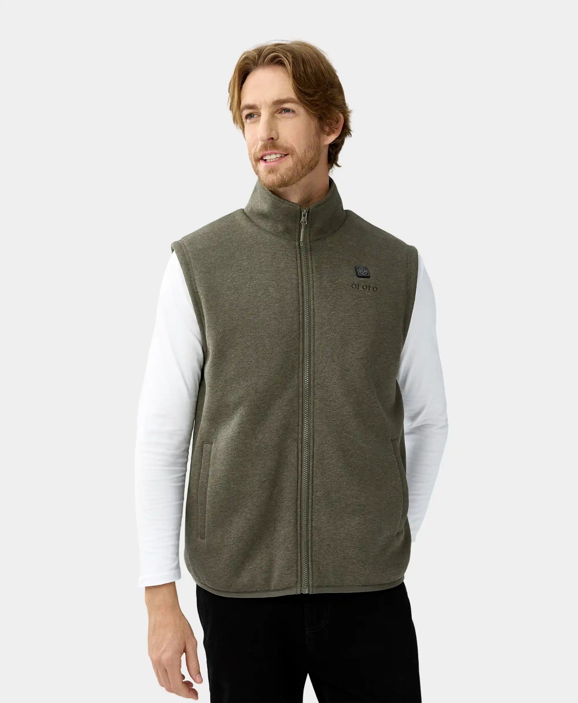 Men's Heated Fleece Vest