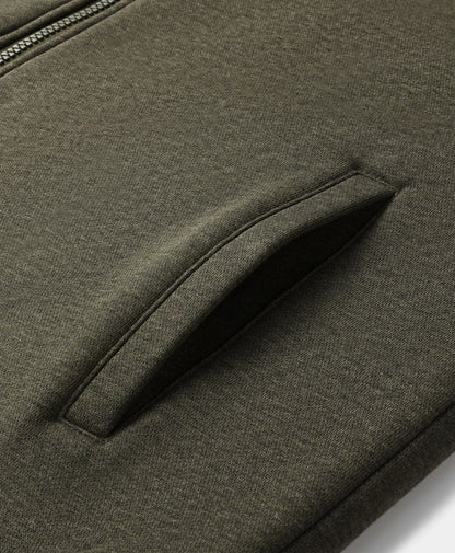 Side-entry handwarmer pocket