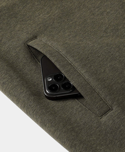 Side-entry handwarmer pocket