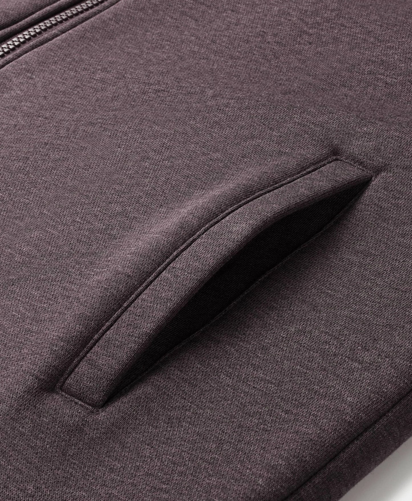 Side-entry handwarmer pocket
