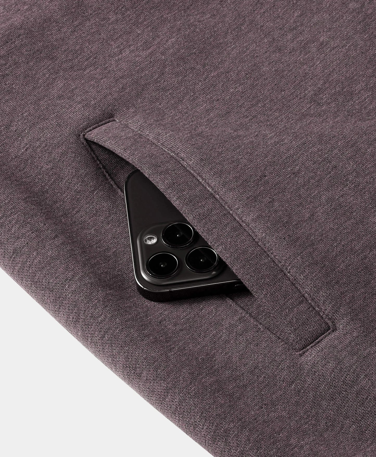 Side-entry handwarmer pocket
