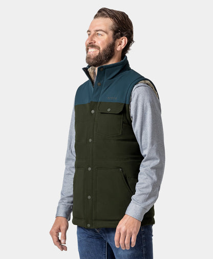 Sierra Men's Heated Sherpa Lined Vest