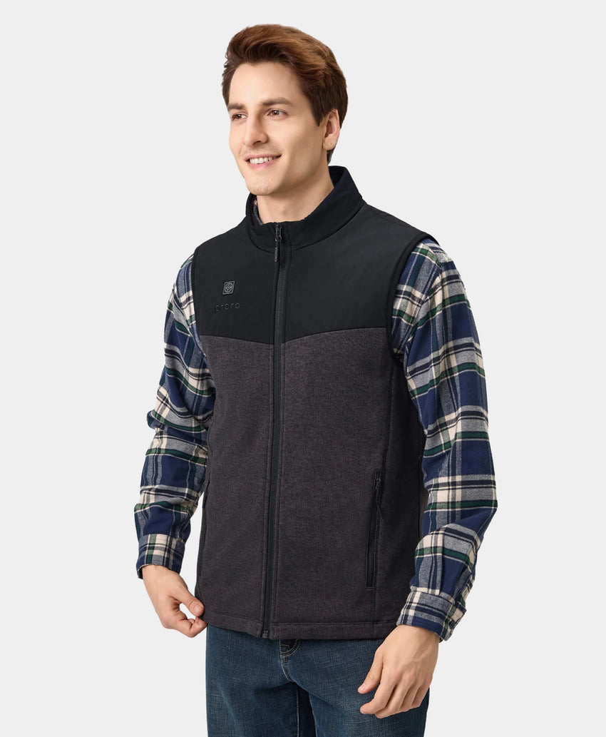 Heated Sweater Fleece Vest | Men's Vest | ororo®