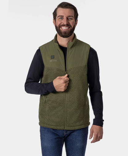 Augusta Men's Heated Sweater Fleece Vest
