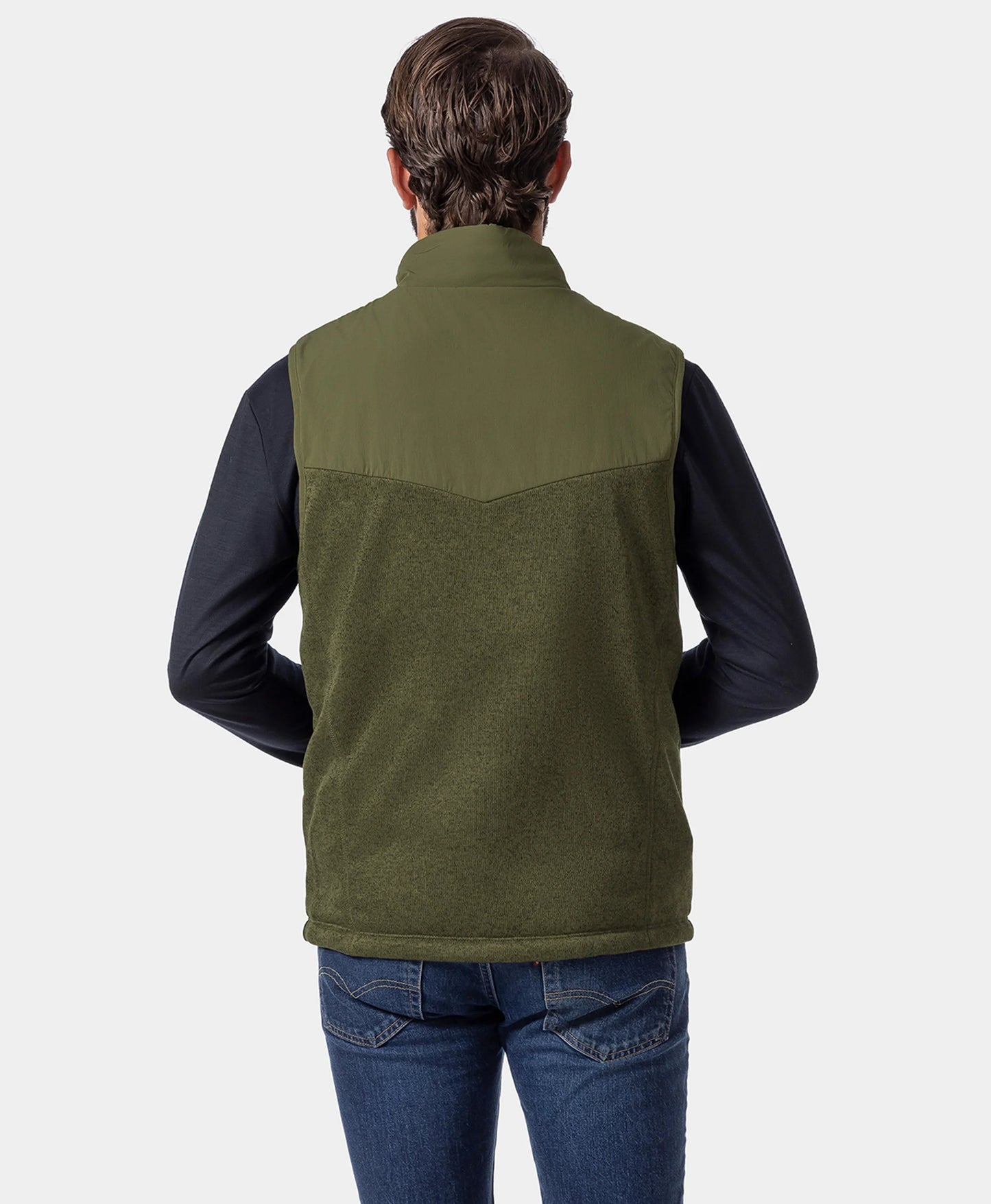 Augusta Men's Heated Sweater Fleece Vest