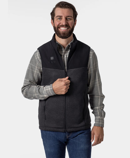 Augusta Men's Heated Sweater Fleece Vest