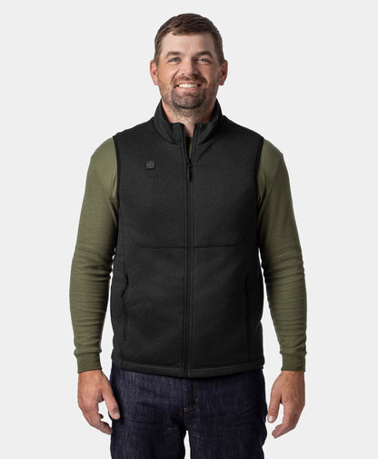Augusta Tournament Men's 4-Zone Heated Sweater Fleece Vest (Apparel Only)