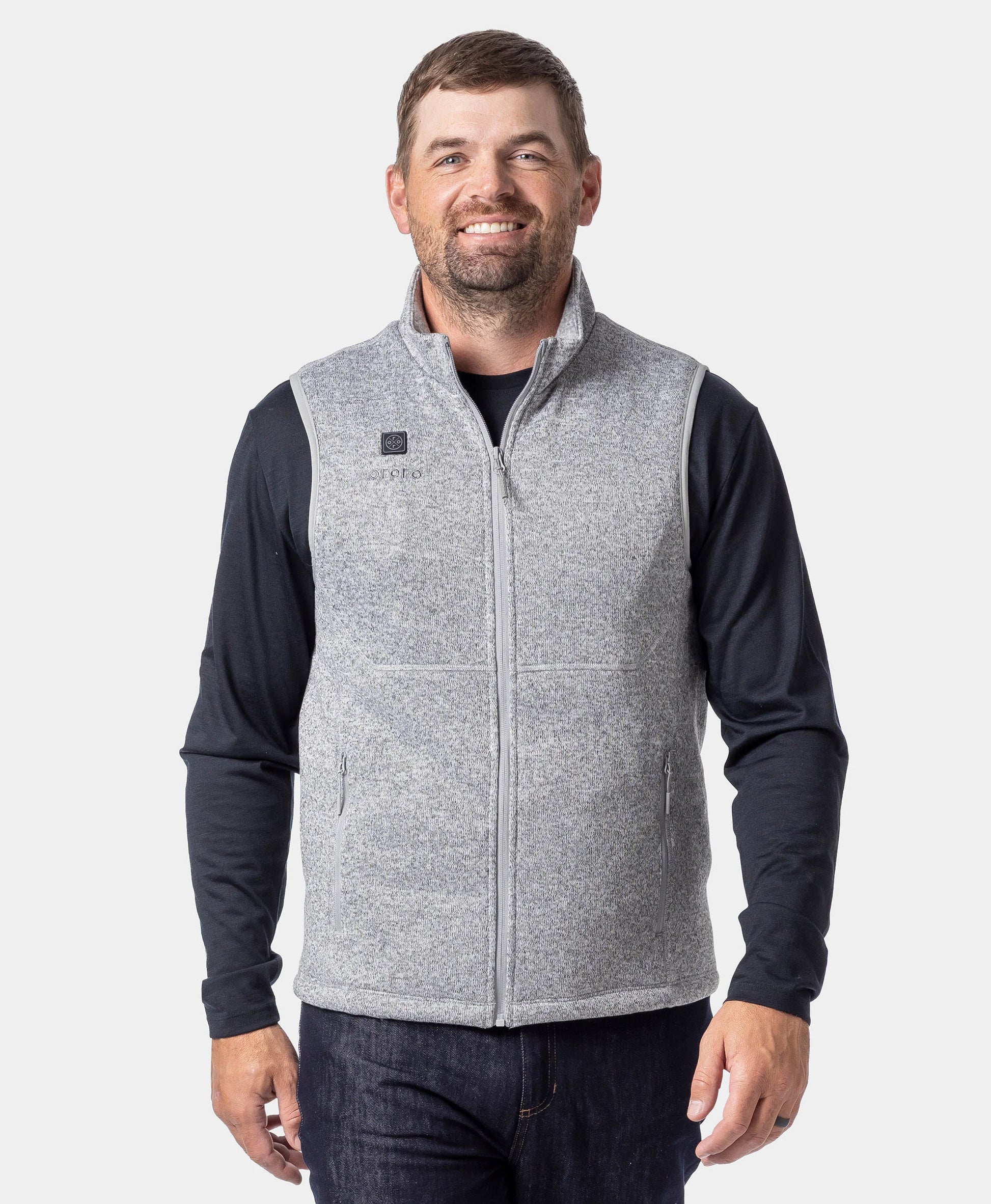 Open-box) Augusta Tournament Men's 4-Zone Heated Sweater Fleece