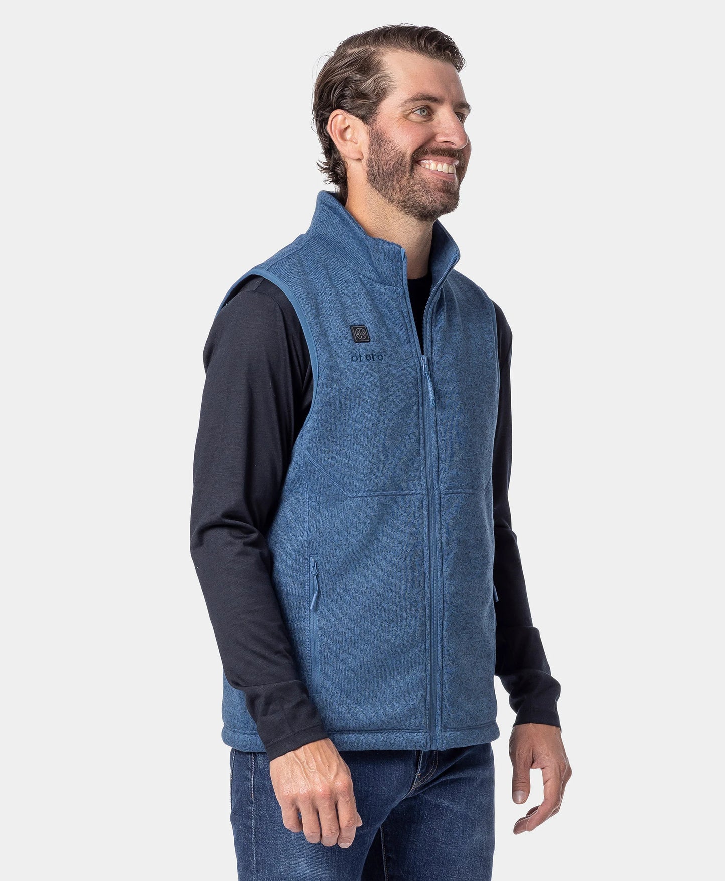 Augusta Tournament Men's 4-Zone Heated Sweater Fleece Vest (Apparel Only)