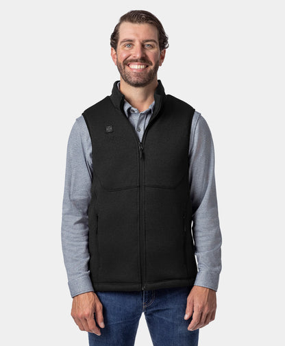 Augusta Tournament Men's 4-Zone Heated Sweater Fleece Vest (Apparel Only)