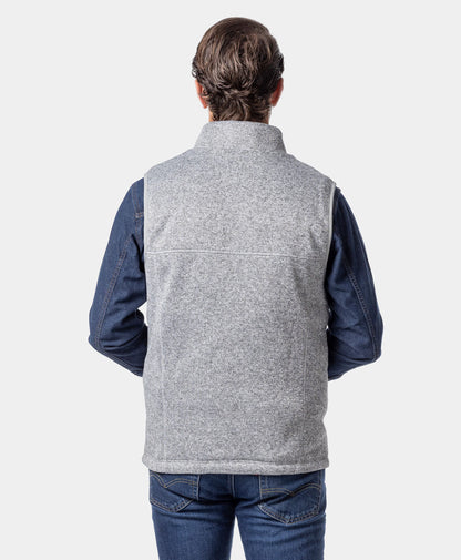 Augusta Tournament Men's 4-Zone Heated Sweater Fleece Vest (Apparel Only)