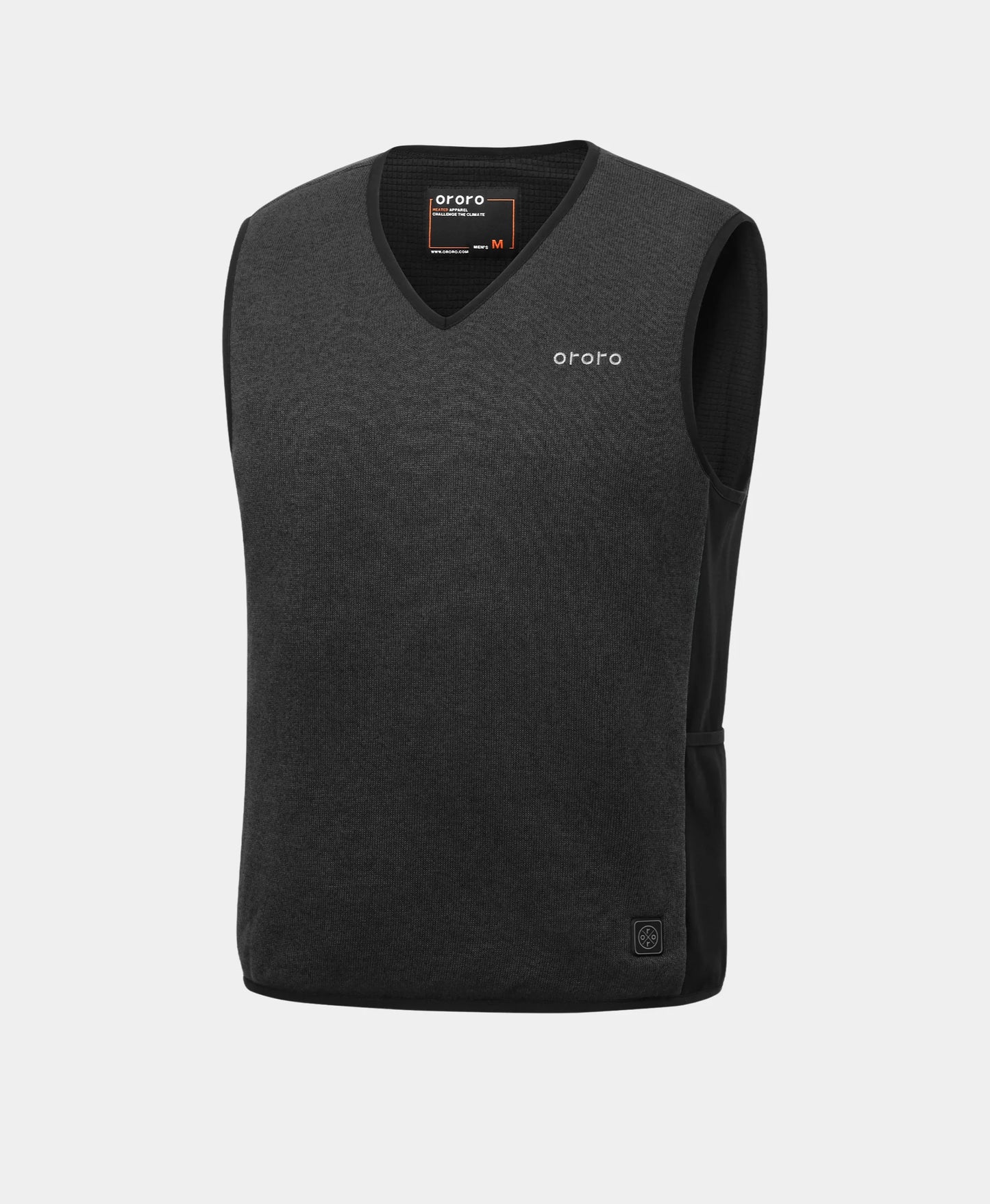 Men's 4-Zone Heated Fleece V-Neck Liner Vest